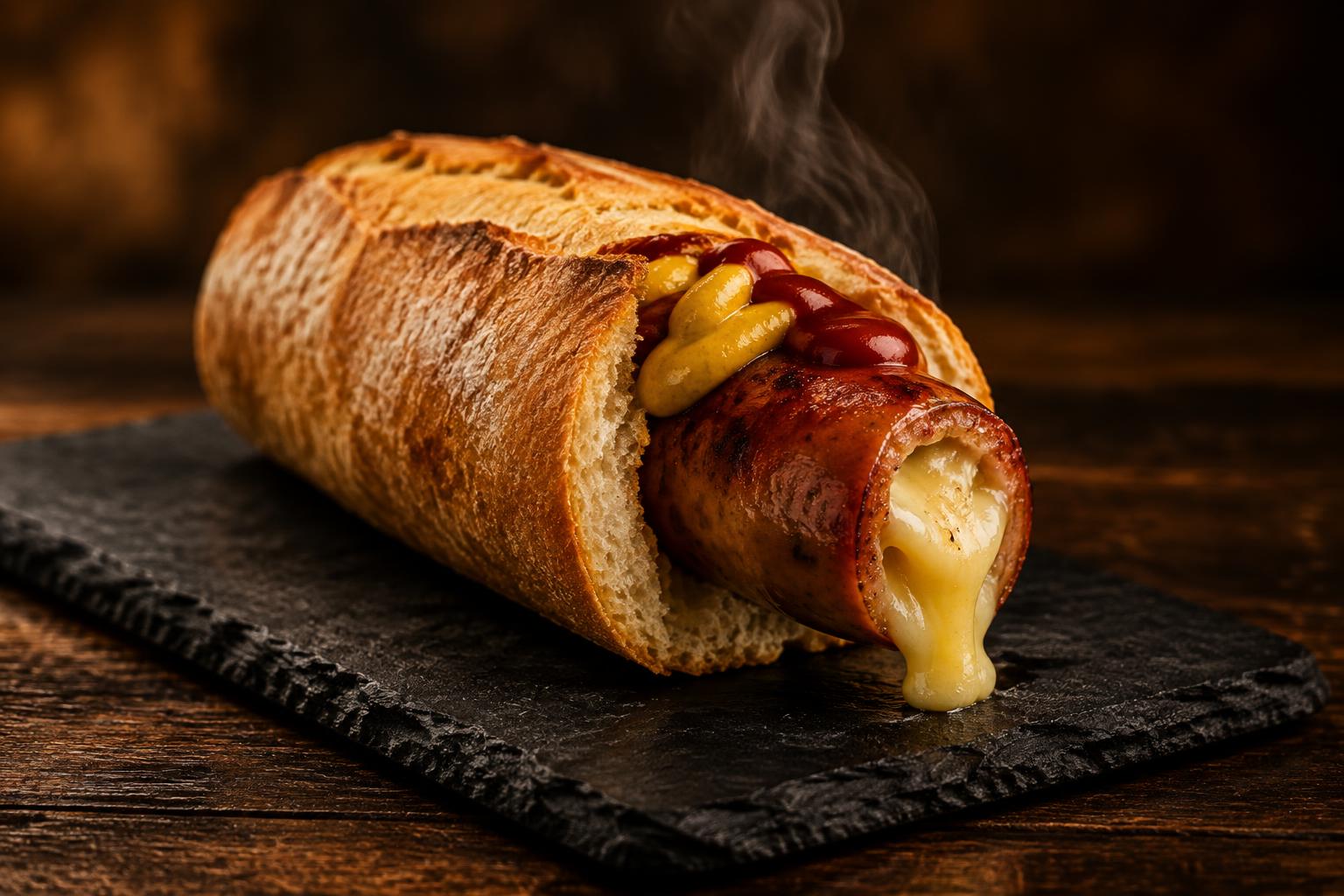 Käsekrainer Hotdog